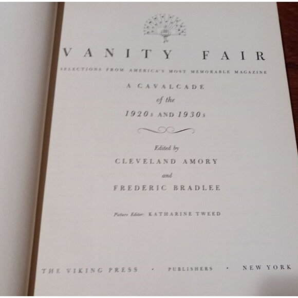 Vtg Vanity Fair Book "A Cavalcade of the 1920s & 1930s" HCDJ 1960 Viking Press - Picture 7 of 10